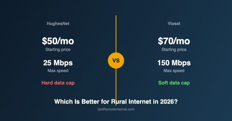 HughesNet vs Viasat 2026: Which Satellite Internet Is Better for Rural Areas?