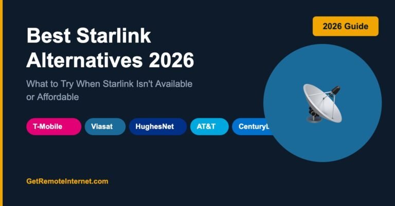 Best Starlink Alternatives 2026: What to Try When Starlink Isn’t an Option