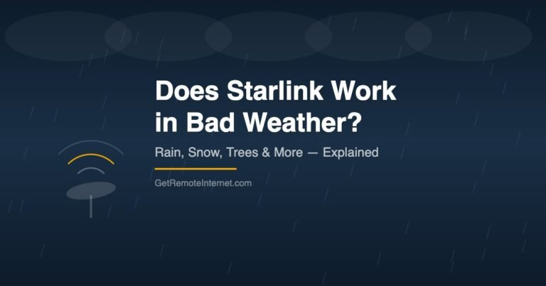 Does Starlink Work in Bad Weather? Rain, Snow, Trees & More Explained