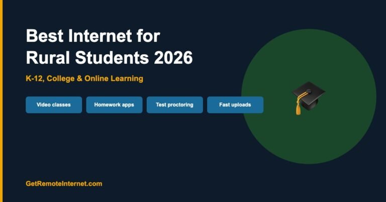 Best Internet for Rural Students in 2026