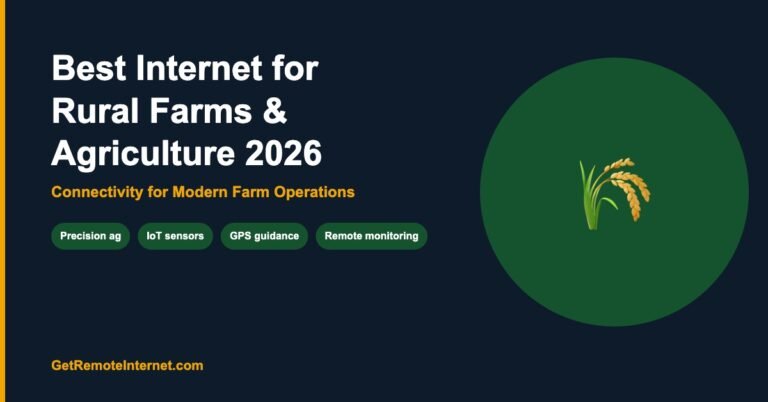 Best Internet for Rural Farms and Agriculture 2026